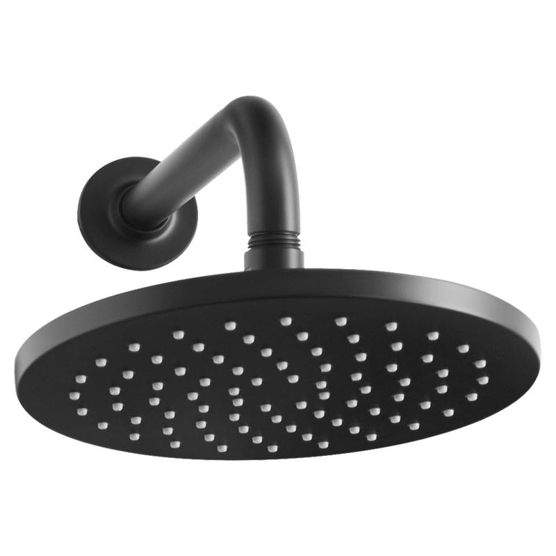 American Standard 1660527.243 StudioÂ® S 8-Inch 2.5 gpm/9.5 L/min Rain Showerhead, Matte Black - Image 5